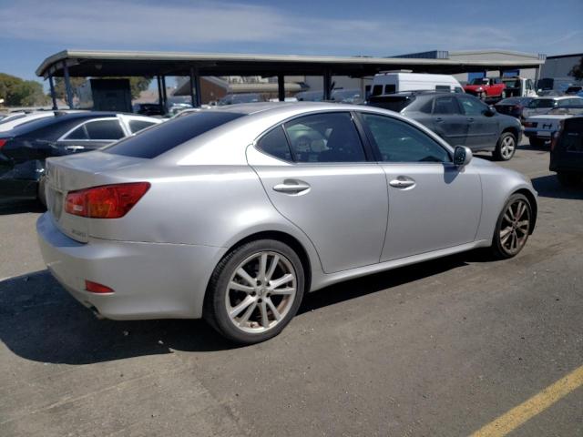 JTHBK262165003751 - 2006 LEXUS IS 250 SILVER photo 3