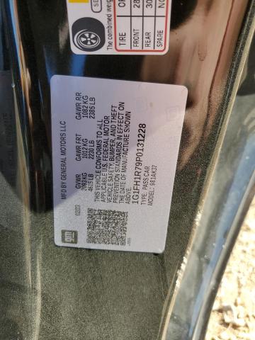 1G1FH1R79P0131228 - 2023 CHEVROLET CAMARO SS BLACK photo 12