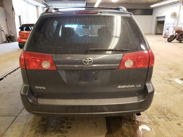 5TDZK23C38S135596 - 2008 TOYOTA SIENNA CE TEAL photo 6