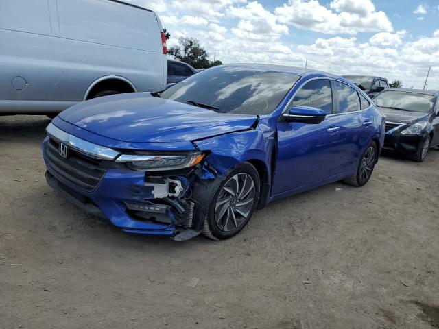 19XZE4F99LE007675 - 2020 HONDA INSIGHT TOURING BLUE photo 1