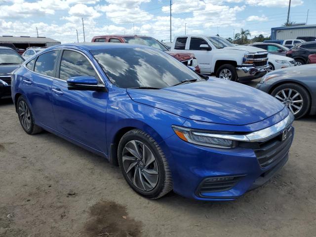 19XZE4F99LE007675 - 2020 HONDA INSIGHT TOURING BLUE photo 4