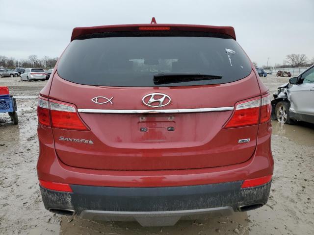 KM8SNDHF9DU027184 - 2013 HYUNDAI SANTA FE GLS BURGUNDY photo 6