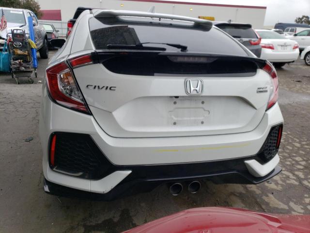 SHHFK7H98JU424219 - 2018 HONDA CIVIC SPORT TOURING WHITE photo 6