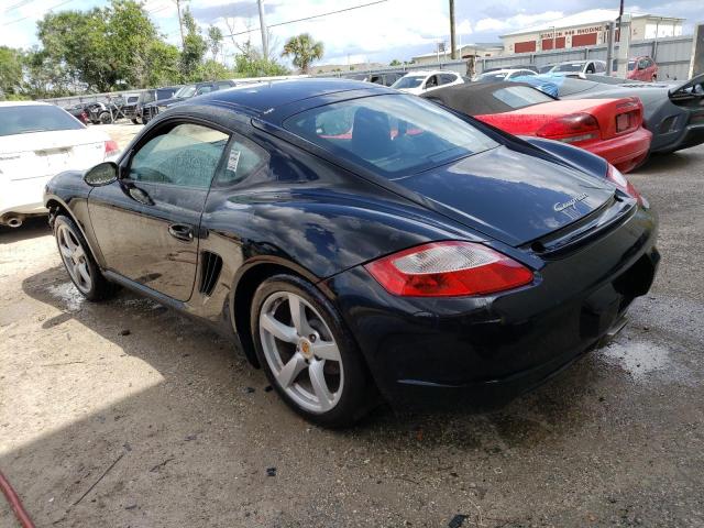 WP0AA29838U760529 - 2008 PORSCHE CAYMAN BLACK photo 2