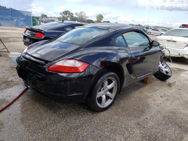 WP0AA29838U760529 - 2008 PORSCHE CAYMAN BLACK photo 3