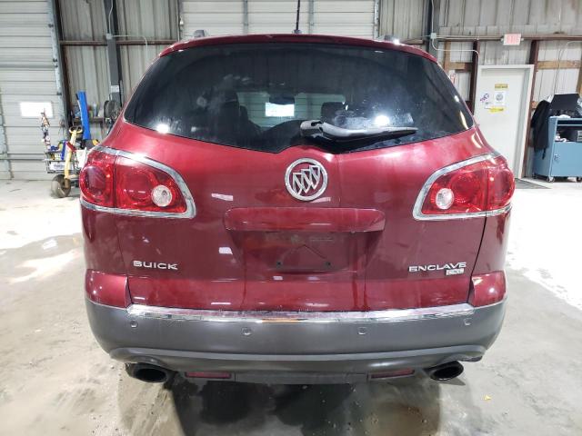 5GAKRCEDXBJ187354 - 2011 BUICK ENCLAVE CXL Bordo foto 6