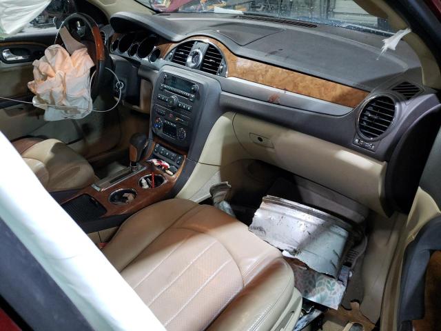 5GAKRCEDXBJ187354 - 2011 BUICK ENCLAVE CXL Bordo foto 8