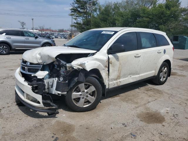 3C4PDCAB6DT510589 - 2013 DODGE JOURNEY SE WHITE photo 1