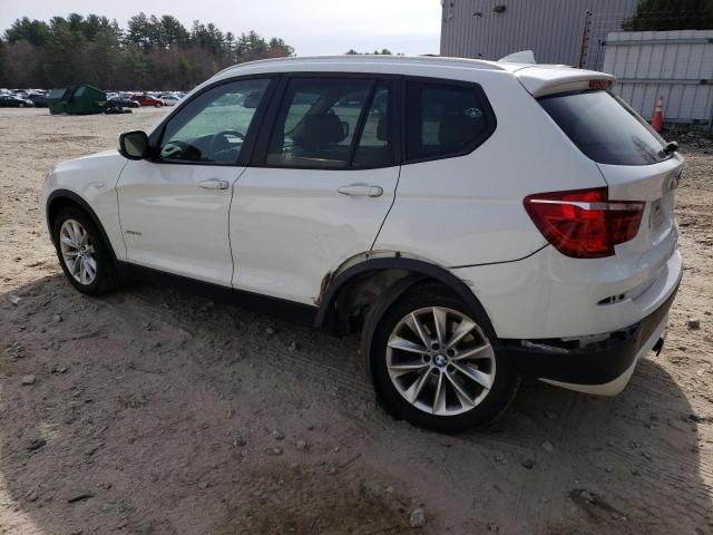 5UXWX9C55D0A30443 - 2013 BMW X3 XDRIVE28I WHITE photo 2