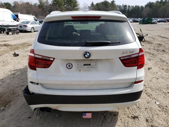 5UXWX9C55D0A30443 - 2013 BMW X3 XDRIVE28I WHITE photo 6