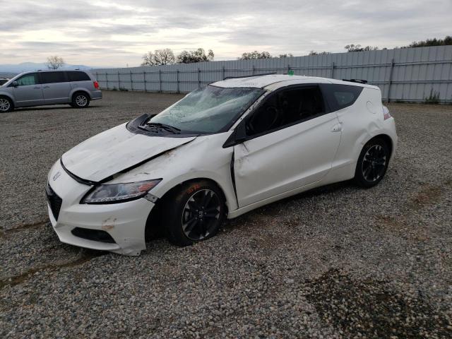 JHMZF1D61FS000434 - 2015 HONDA CR-Z EX WHITE photo 1