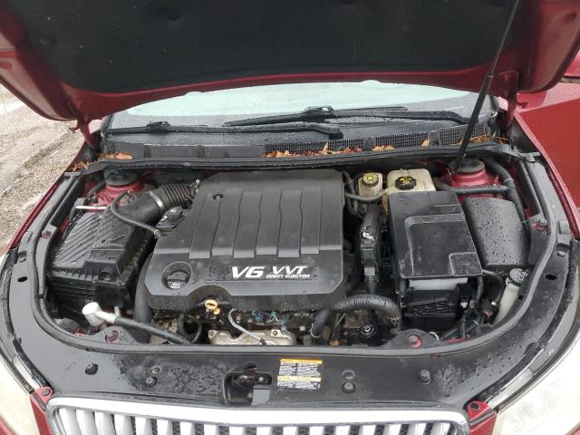 1G4GE5ED8BF273479 - 2011 BUICK LACROSSE CXS MAROON photo 11