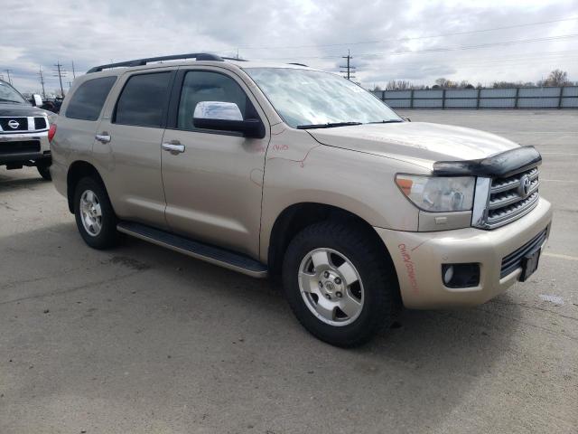 5TDBY68A98S018202 - 2008 TOYOTA SEQUOIA LIMITED BEIGE photo 4