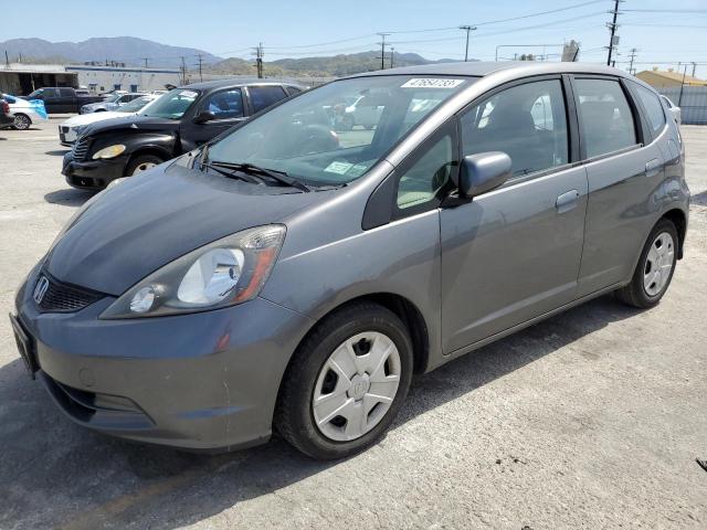 JHMGE8H33DC062167 - 2013 HONDA FIT GRAY photo 1