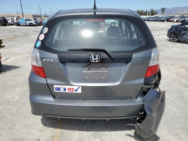 JHMGE8H33DC062167 - 2013 HONDA FIT GRAY photo 6