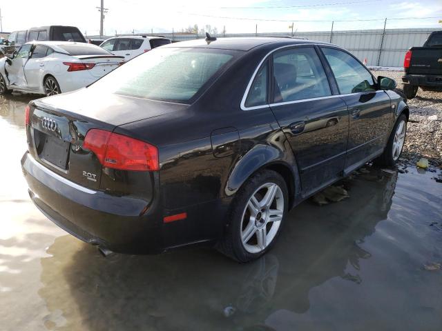 WAUDF78E18A031639 - 2008 AUDI A4 2.0T QUATTRO BLACK photo 3