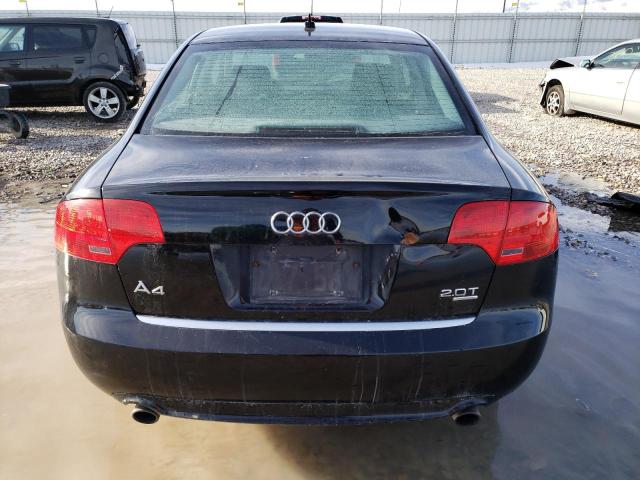 WAUDF78E18A031639 - 2008 AUDI A4 2.0T QUATTRO BLACK photo 6