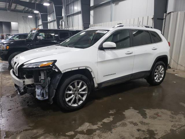 1C4PJMDS3HW616492 - 2017 JEEP CHEROKEE LIMITED WHITE photo 1