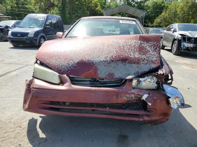 4T1BG22KX1U870553 - 2001 TOYOTA CAMRY CE BURGUNDY photo 5