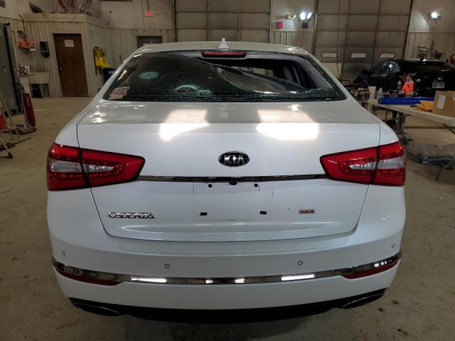 KNALN4D76F5186956 - 2015 KIA CADENZA PREMIUM WHITE photo 6