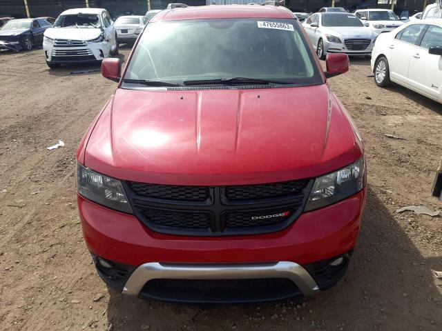 3C4PDCGB4JT260661 - 2018 DODGE JOURNEY CROSSROAD RED photo 5