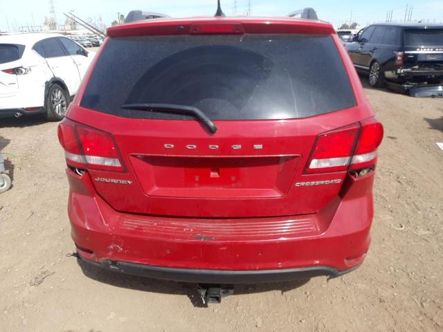 3C4PDCGB4JT260661 - 2018 DODGE JOURNEY CROSSROAD RED photo 6