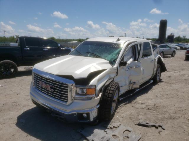 3GTU2VEC7FG438286 - 2015 GMC SIERRA K1500 SLT WHITE photo 2