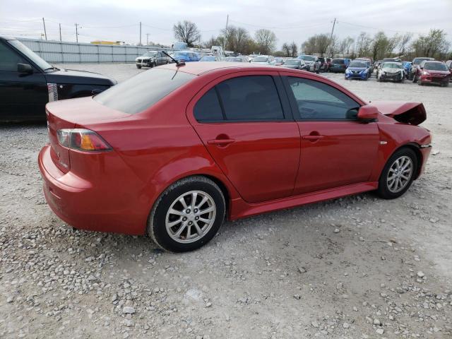 JA32U2FU5BU031757 - 2011 MITSUBISHI LANCER ES/ES SPORT RED photo 3