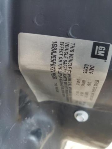 1G8AJ55F07Z118609 - 2007 SATURN ION LEVEL 2 SILVER photo 12