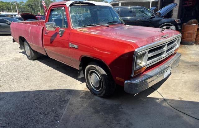 1B7GE16Y7LS601191 - 1990 DODGE D-SERIES D150 RED photo 1