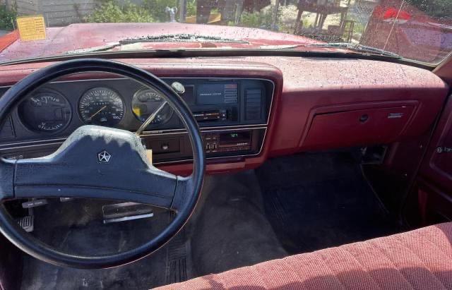 1B7GE16Y7LS601191 - 1990 DODGE D-SERIES D150 RED photo 9