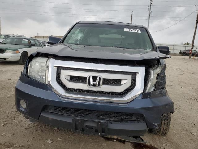 5FNYF4H97AB036654 - 2010 HONDA PILOT TOURING BLUE photo 5