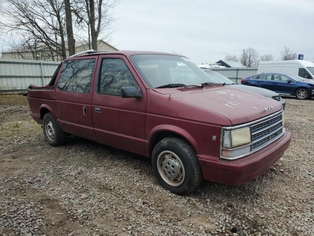 1B4GK54R1LX221730 - 1990 DODGE GRAND CARA LE BURGUNDY photo 4