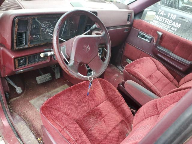 1B4GK54R1LX221730 - 1990 DODGE GRAND CARA LE BURGUNDY photo 8