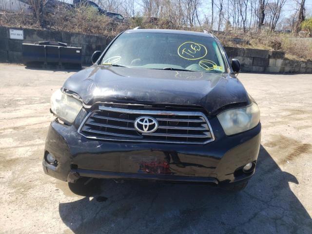 JTEES43A082029876 - 2008 TOYOTA HIGHLANDER SPORT BLACK photo 5