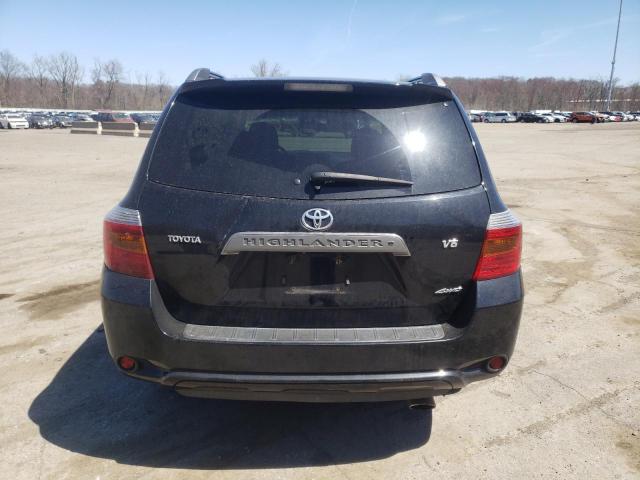 JTEES43A082029876 - 2008 TOYOTA HIGHLANDER SPORT BLACK photo 6