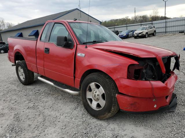 1FTRF12237NA05197 - 2007 FORD F150 RED photo 4