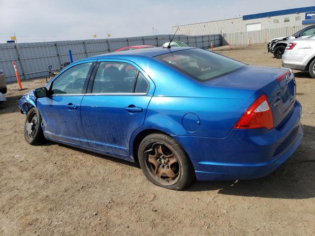 3FAHP0HA0BR267093 - 2011 FORD FUSION SE BLUE photo 2