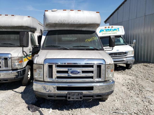 1FDEE3FL5BDA86908 - 2011 FORD ECONOLINE E350 SUPER DUTY CUTAWAY VAN WHITE photo 5