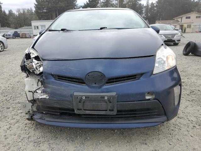 JTDKN3DU3D1632886 - 2013 TOYOTA PRIUS BLUE photo 5