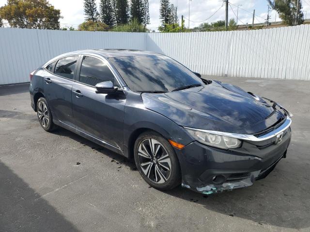 2HGFC1F79JH643084 - 2018 HONDA CIVIC EXL GRAY photo 4