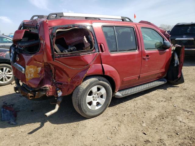 5N1AR18W05C733935 - 2005 NISSAN PATHFINDER LE 红色 照片 3