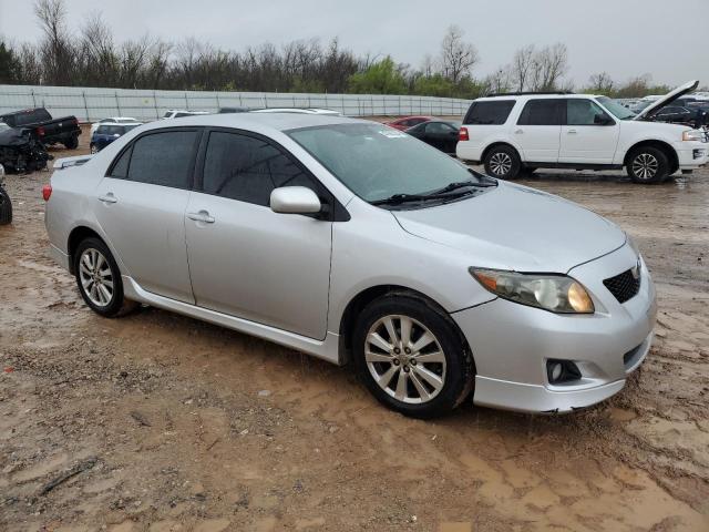 1NXBU40E19Z116311 - 2009 TOYOTA COROLLA BASE SILVER photo 4