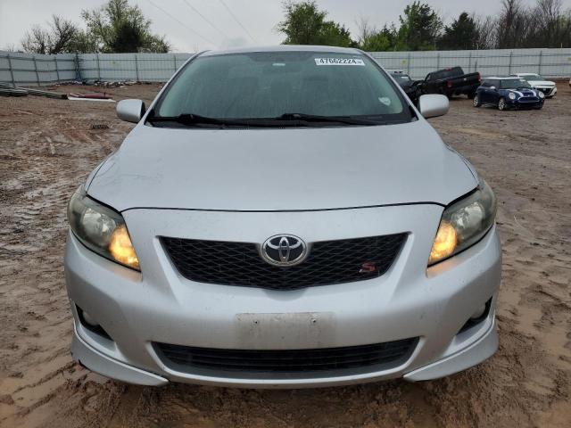 1NXBU40E19Z116311 - 2009 TOYOTA COROLLA BASE SILVER photo 5