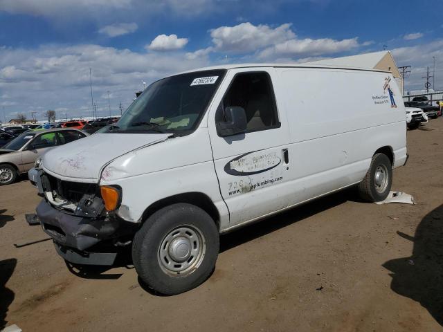 1FTRE14W96HA14387 - 2006 FORD ECONOLINE E150 VAN WHITE photo 1