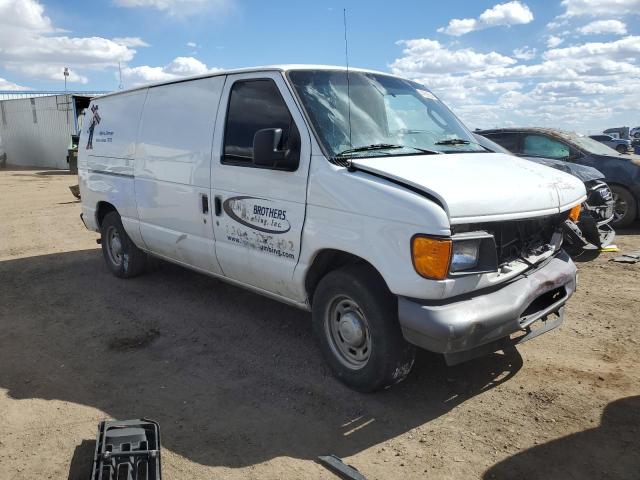 1FTRE14W96HA14387 - 2006 FORD ECONOLINE E150 VAN WHITE photo 4