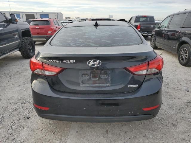 5NPDH4AE3EH491167 - 2014 HYUNDAI ELANTRA SE BLACK photo 6