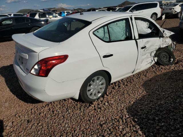 3N1CN7AP4EL820548 - 2014 NISSAN VERSA S WHITE photo 3