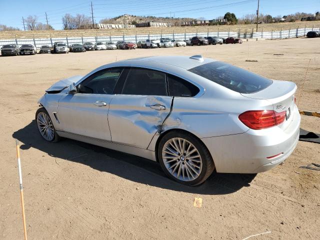 WBA4B3C53FGV48544 - 2015 BMW 435 XI GRAN COUPE SILVER photo 2