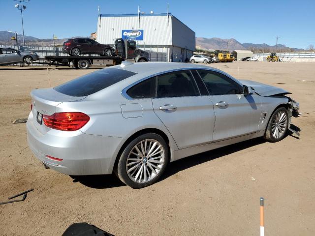 WBA4B3C53FGV48544 - 2015 BMW 435 XI GRAN COUPE SILVER photo 3